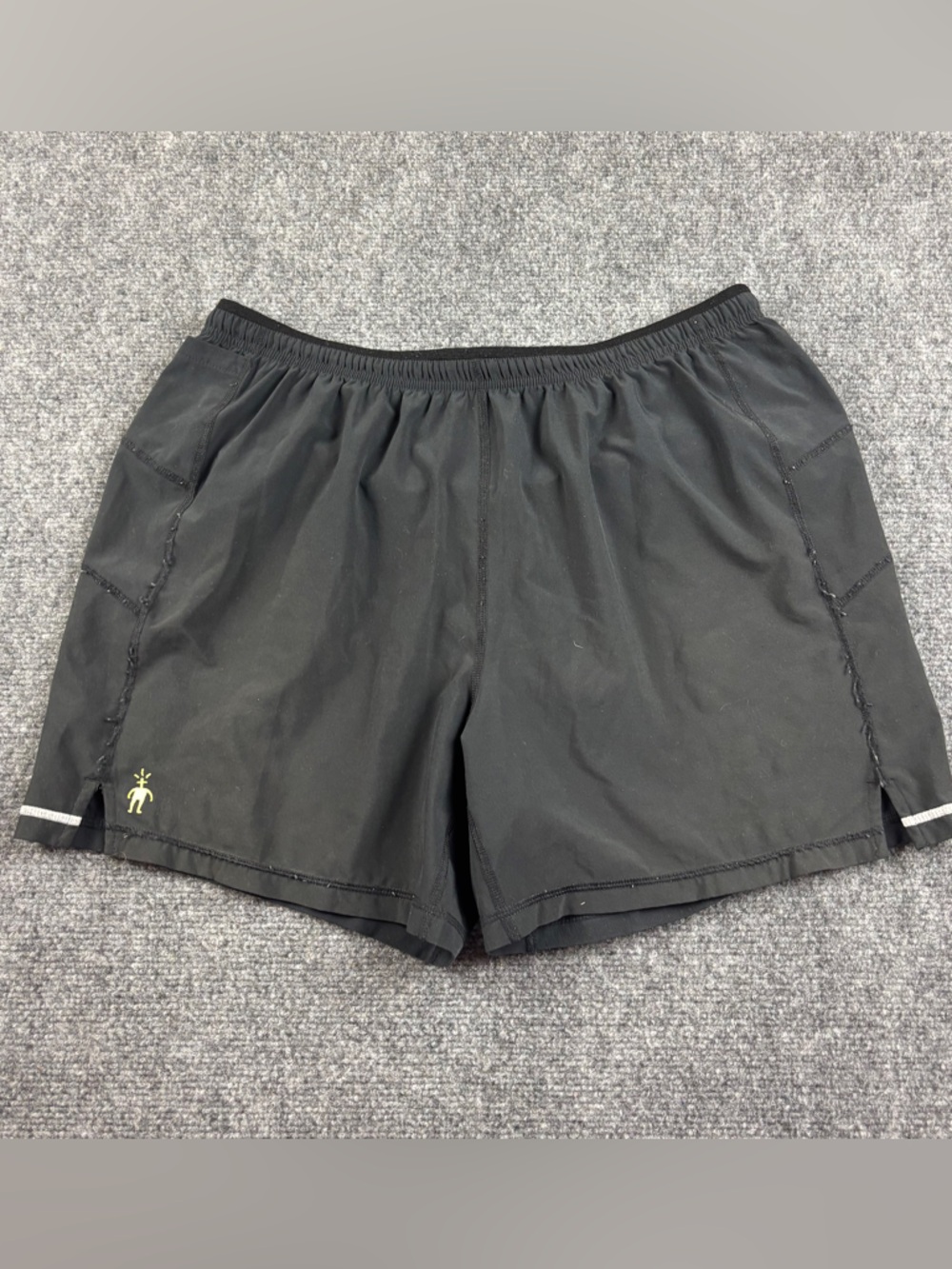 SMARTWOOL Men’s Black PhD Merino Sport Lined 5” Athletic shorts size: Medium